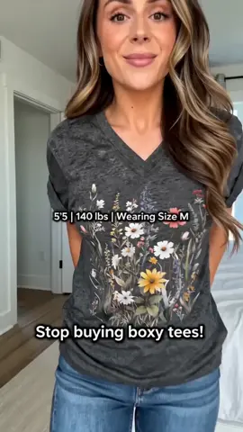 Women's Boho Floral Print Short Sleeve V-Neck Top, Casual Fashion Top, Comfortable All Seasons, Non-Sheer Fabric, Womenswear Bohemian #أزياء_صيفية_لطيفة #vintagetshirtwomen #tanktopsforwomen #womentanktop #vintageprintedtees #floralshirt #fulllengthbasictop #flowytops #floralprintswim #graphicteeswomen