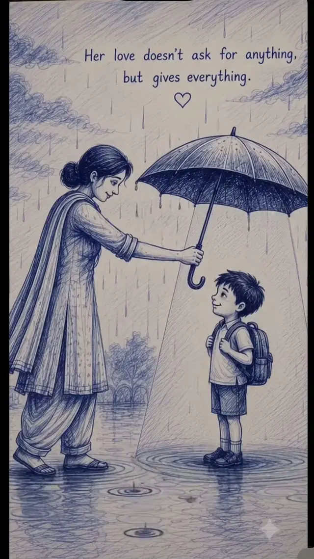 No matter how heavy the rain gets, a mother's love always becomes the umbrella.☔️❤️#fyp #autismawareness #foryoupage #mysonmylife #allahamdullah_for_every_thing 