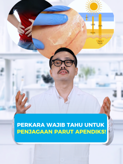Parut bedah apendiks tu memang kecil je, tapi kalau salah jaga, confirm boleh jadi hitam, merah atau bertukar jadi keloid! 😱 #parutbedah #apendiks #keloid #actiscar