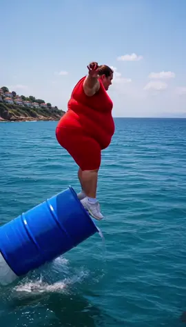 Blindfold Girl Conquers the Ultimate Water Obstacle Challenge! #CreatorGrowthChallenge #OceanChallenge #shafqatali #tikgrowthchallange #ExtremeChallenge 
