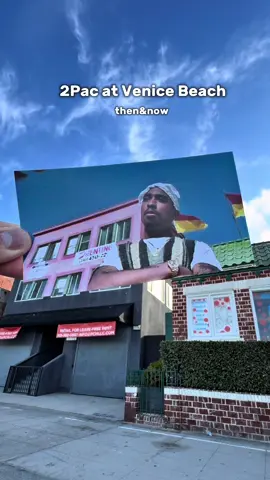 then&now - 2Pac at Venice Beach  #california #tupac #2pac #losangeles #venice