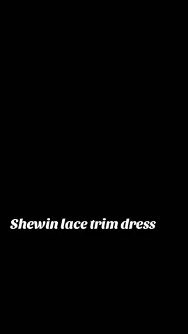 #foryou #shewin #lacetrimdress #mididress #summerdress 