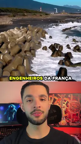 A Invenção que Combate as Ondas Fortes #engenharia #mar #curiosidades