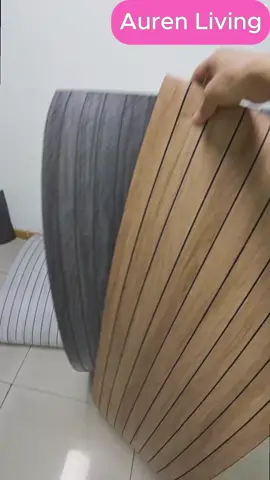 Peel and stick, done in minutes, instantly elevates the room's style.#wallpaper 
