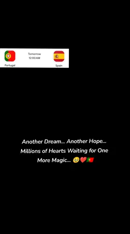 Another Dream... Another Hope... Millions of Hearts Waiting for One More Magic... 🥹❤️🇵🇹#viral #fyp #cr7cristianoronaldo #worldcup2026🏆 #unfreezemyaccount 