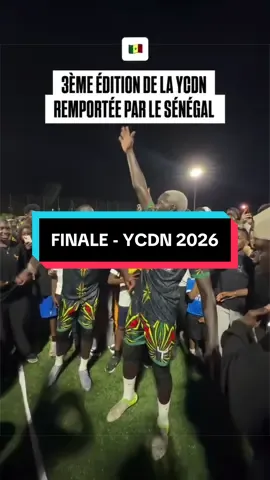 🏆 𝐋𝐄 𝐒𝐄́𝐍𝐄́𝐆𝐀𝐋 𝐄𝐒𝐓 𝐂𝐇𝐀𝐌𝐏𝐈𝐎𝐍 ! 🇸🇳❤️💛💚 Au terme d’une finale exceptionnelle, le Sénégal remporte la 3ᵉ édition de la YCDN en s’imposant face au Mali à l’issue de la séance de tirs au but (3-2). 🤯🔥 Une rencontre intense, du suspense jusqu’au bout et deux équipes qui ont offert un spectacle mémorable. 👏⚽ Félicitations aux Lions de la Teranga pour ce sacre, et un immense respect au Mali pour son parcours remarquable. ❤️ Merci à toutes les nations, aux bénévoles, aux partenaires et au public d’avoir fait de cette 3ᵉ édition un moment inoubliable. Rendez-vous l’année prochaine pour écrire une nouvelle page de l’histoire de la YCDN ! 🌍🏆 #ycdn #cergy #candecergy #pourtoi #genezio 