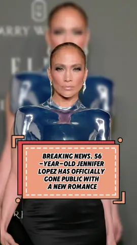 Breaking news. 56-year-old Jennifer Lopez has officially gone public with a new romance, a mystery man she's been spotted with recently. #celebrity #foryou#usa #fyp #celebritynews