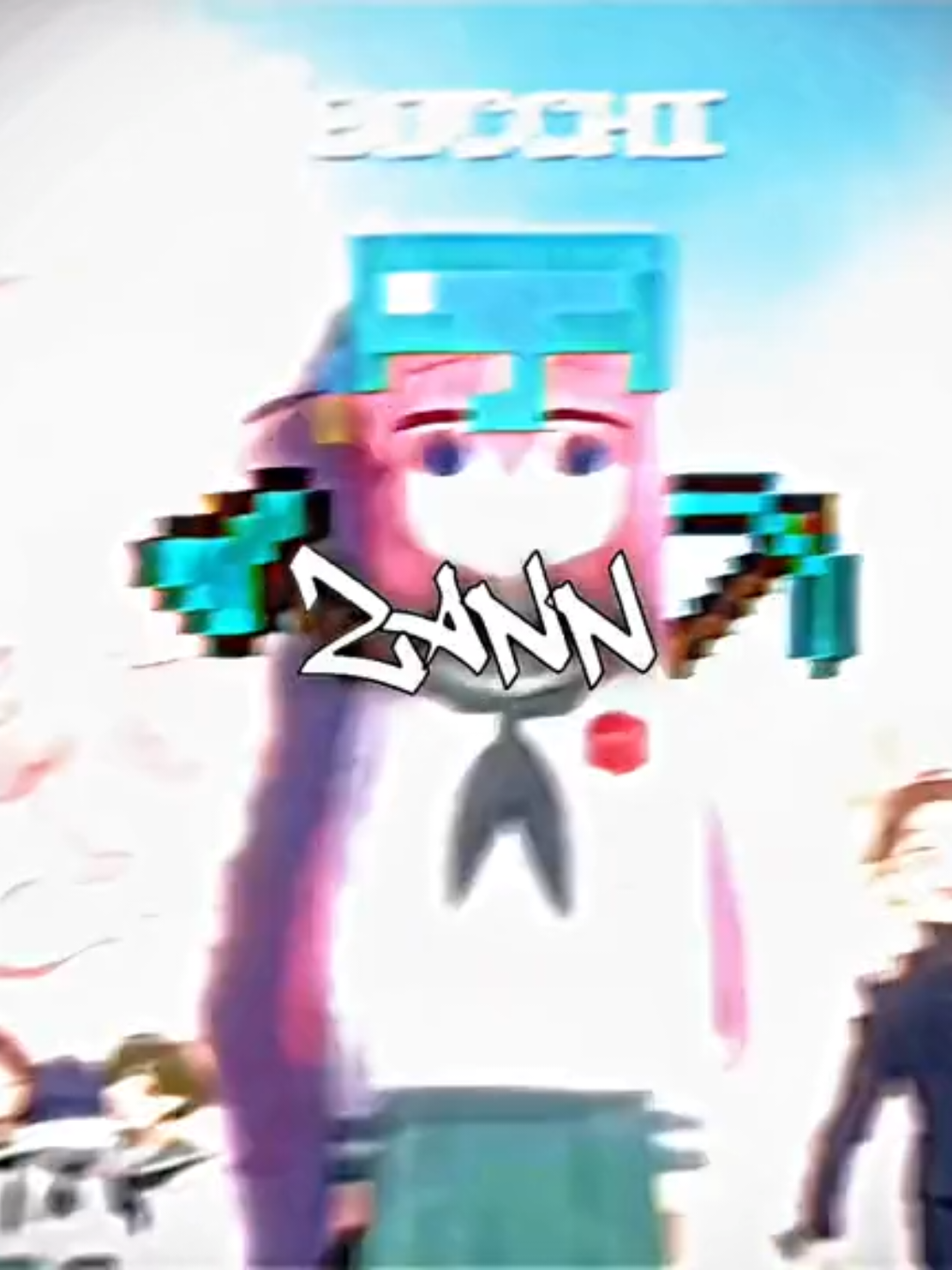 part 81: Bocchi spawn in the sky, in minecraft😭 || song: MTG PAIXÃO - - #bocchitherock #bocchitherockedit #edit #viraledit #animeedit