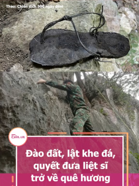 @chiendich500ngaydem Đào đất, lật khe đá, quyết đưa liệt sĩ trở về quê hương #tiinnews #chiendich500ngaydem