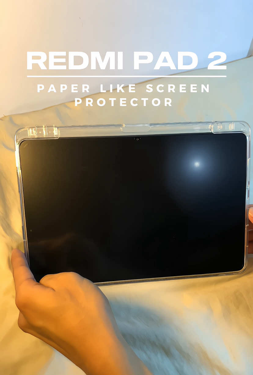 PAPER LIKE SCREEN PROTECTOR FOR REDMI PAD 2 ✨ | @Xiaomi  | @Xiaomi Philippines  | @DUNNO  #paperlikescreenprotector #screenprotector #redmipad2 #xiaomi #fyp 