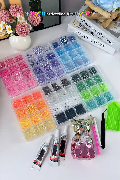 This is your sign to get a bedazzling kit for you and your daughters)! ✨💕🥰#summerwins  #payday #summerwins #BlingBling #diyrhinestone