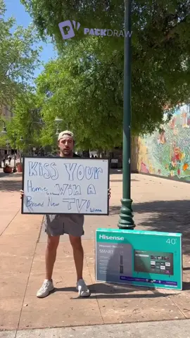 Kss your homie and win a brand new TV pt3 #fyp #foru #foryoupage 