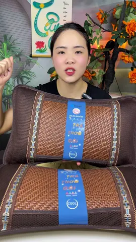 Gối ngủ mây tre tự nhiên êm ái , thoáng mát #goimay #goimaydieuhoa #goimaysoitunhien 