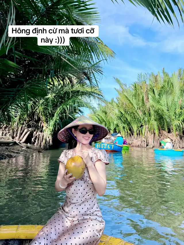 Trải nghiệm rừng dừa 7 mẫu cùng Chang :))) #hộian  #rừngdừabảymẫu  #tiktok 