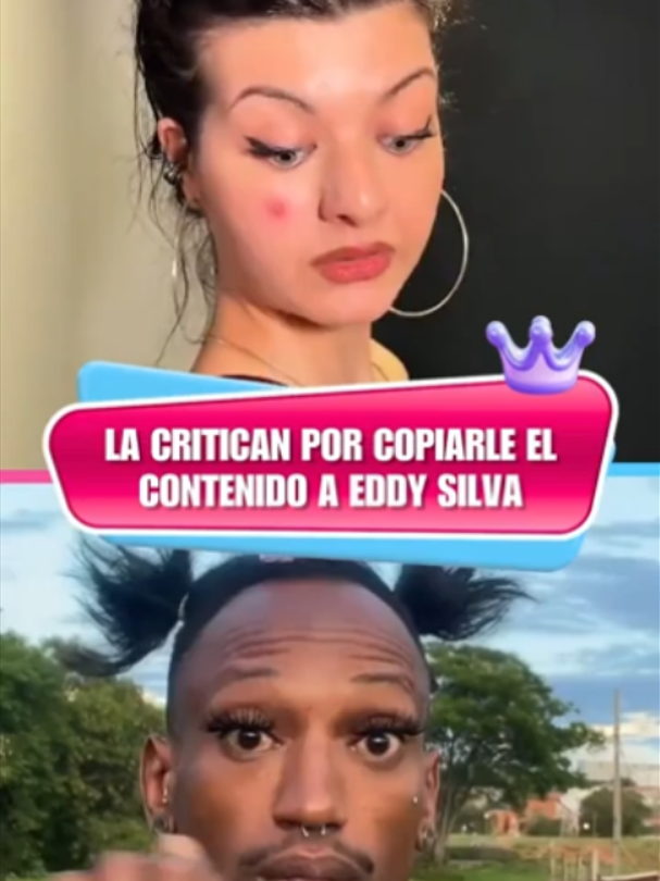 Critican a esta tiktoker por copiarle el contenido a Eddy Silva