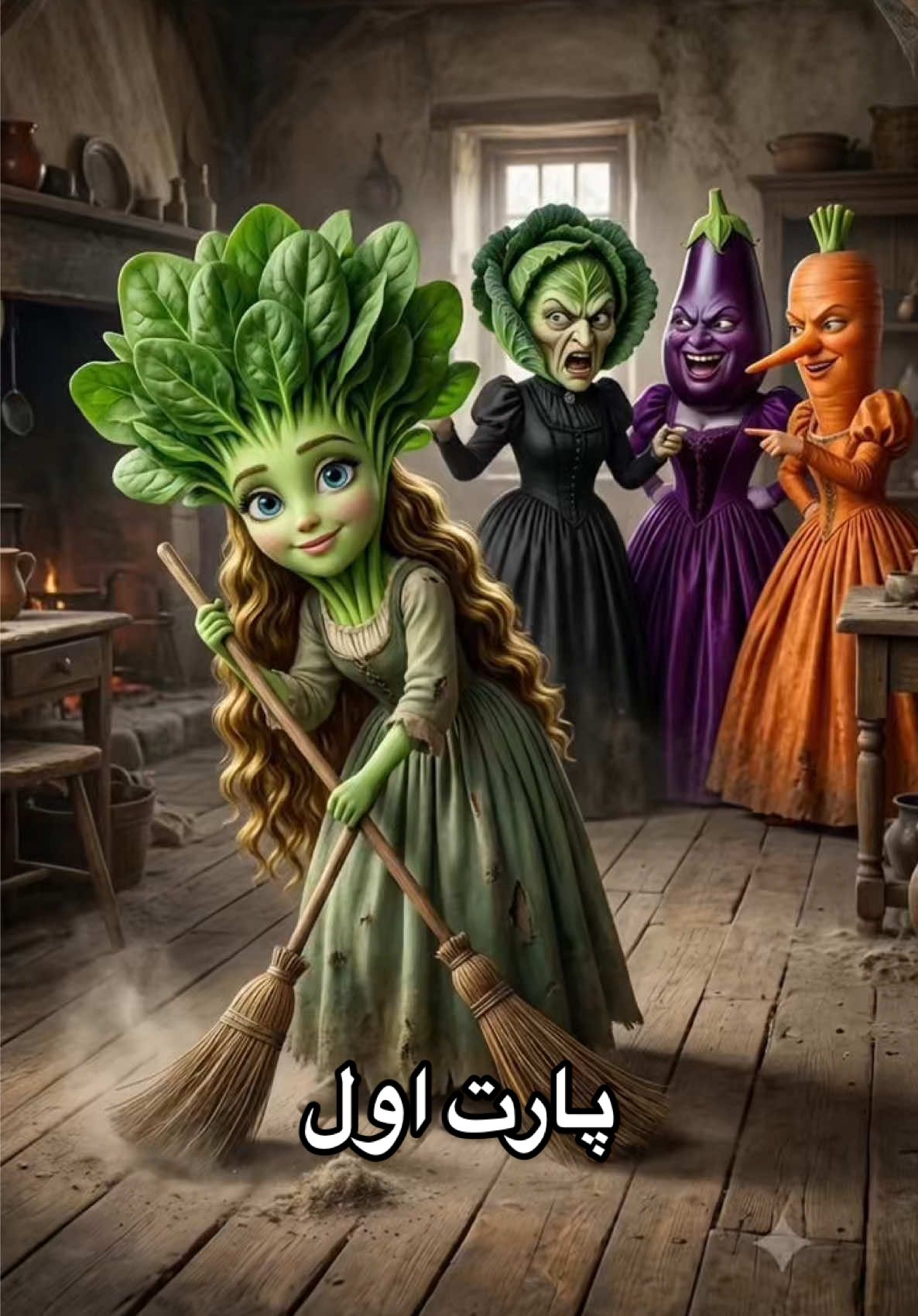 برای قسمت های بعدی فالو کن ❤️ . . . . #cendrella #storytime #ویدیو_AI #cartoon #uktiktok🇬🇧uk 