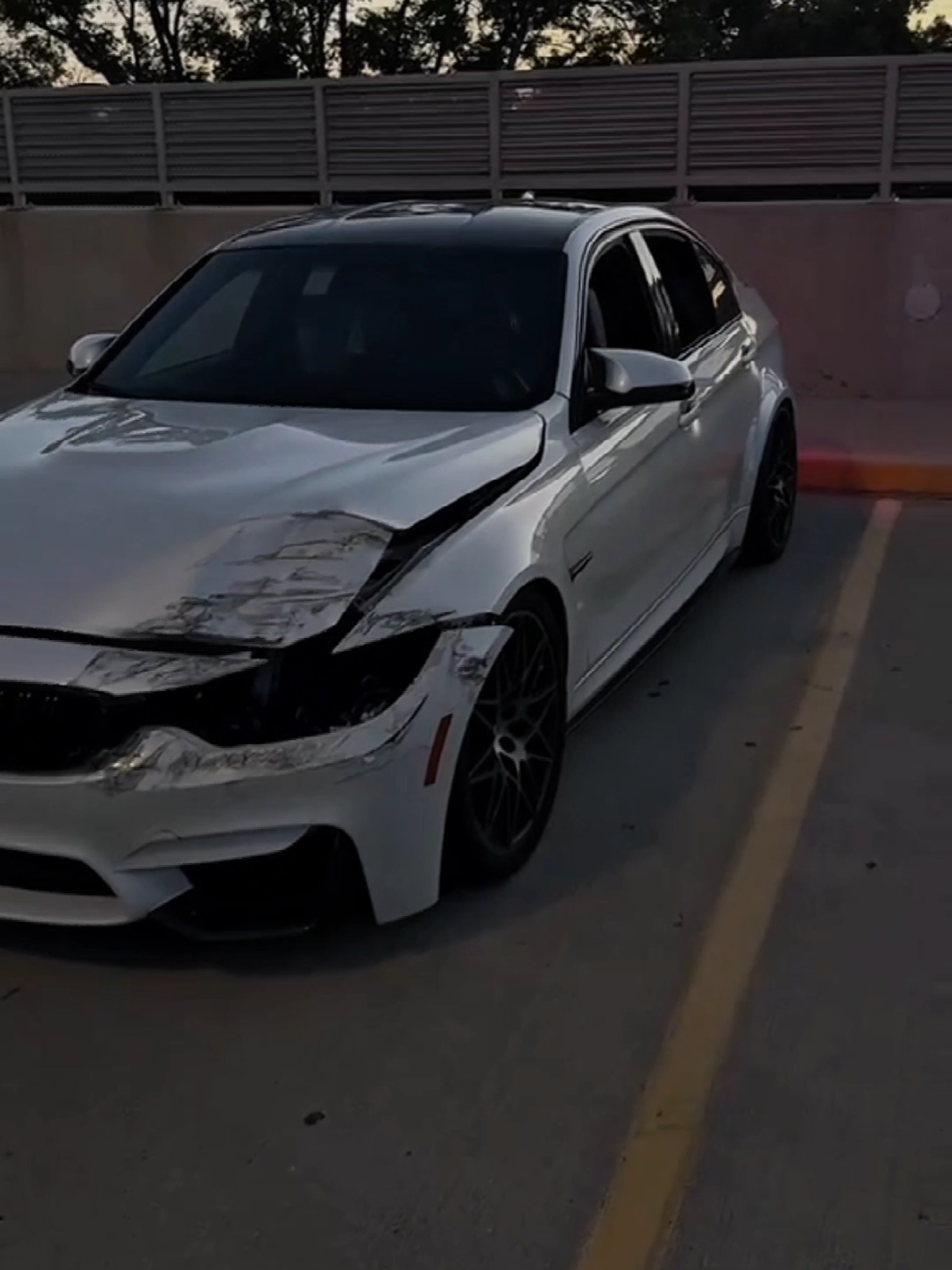 BMW 👀 Damage 😭🥹 . . . . . . . . . . . . . . . . ..... . . . . . . . #bmwuk🇬🇧 #famous #bmwlove❤️ #sadvibes🥀 #bmwm5 🥺