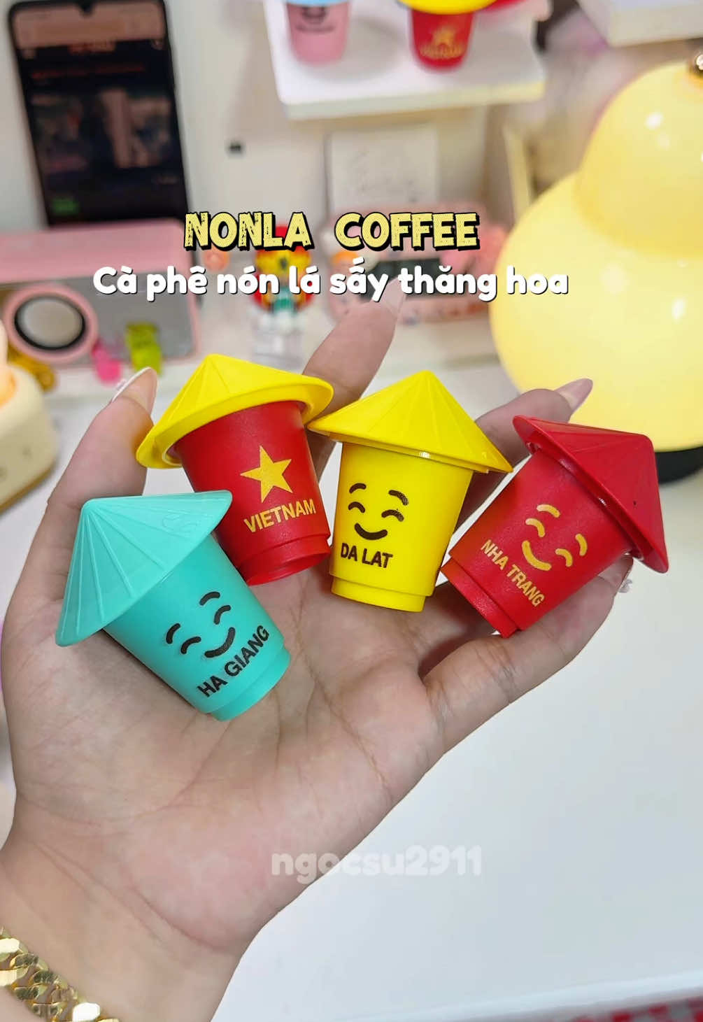 Cà phê nón lá tự hào thương hiệu Việt, packaging hình nón lá siêu yêu @NONLA COFFEE VIỆT NAM #nonlavietnam #nonlacoffee #caphenonla #caphedaklak 