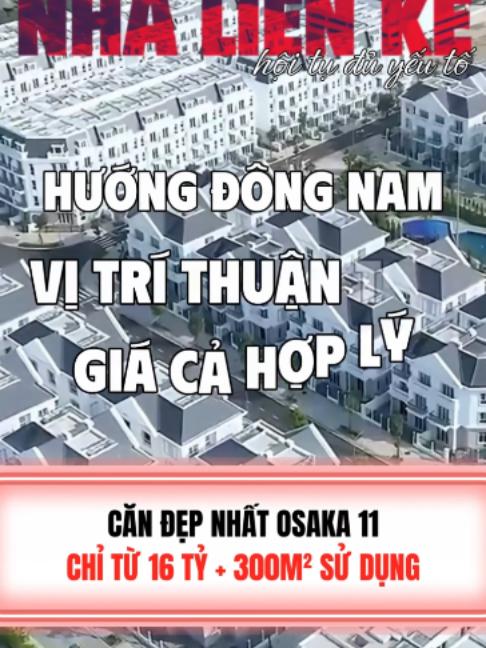 🚨 Osaka 11 đang là quỹ căn được khách lựa chọn rất nhanh tại EuroWindow Twin Parks! Chỉ từ 16 tỷ để sở hữu căn liền kề hướng Đông Nam. ✨ Những điểm đáng xuống tiền: ✅ 75m², 5 tầng, gần 300m² sử dụng ✅ Vừa ở vừa kinh doanh, hỗ trợ lắp thang máy ✅ Cạnh bể bơi 500m², đỗ xe trước cửa cực thuận tiện ✅ Dự kiến cho thuê 15–20 triệu/tháng, giá đang tốt trong phân khu #EuroWindowTwinParks #Osaka11 #LienKe #BatDongSan #KinhBacLand #HaNoi #DauTu #xuhuong #viral #tiktokviral