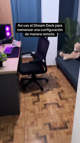 Así le doy uso al stream deck para comenzar una configuración de stream de manera remota. #streamer #kick #twich #live 
