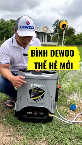 Bình xịt điện Dewoo thế hệ mới, bình 20l 2 bơm có đảo thuốc #dienmaytuelam #binhphunthuoctrusau #binhxitdien20lit 