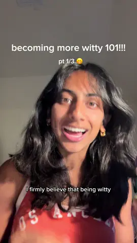 raise your hand if you remember clever and funny people ✋✋✋ it’s easy to be one or the other but being WITTY is both!!! this is a foundational tip just to start off but other 2 parts will explain more in depth😎 remember that if you can make someone laugh, there’s a much greater chance they’ll remember you over the person who was too scared to show their personality! sharpening your wittiness will help you in every day to day convo AND in high stakes scenarios. some may call it coping mechanism but i call it a strat based on observing people’s wits😌 #witty #psychology #careeradvice #fyp #ambition 