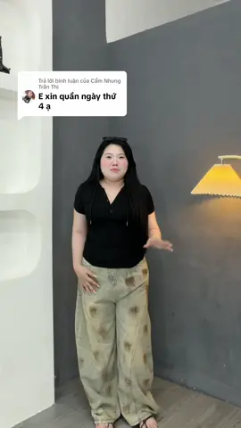 Trả lời @Cẩm Nhung Trần Thị quần đẹp lắm luôn #xuhuong #linhhnguyenbigsize #thoitrangnu #Bigsize 