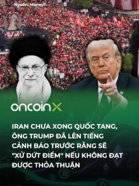 Phía Iran nói ông Trump bị ảo tưởng #oncoinx #iran #trump #canhbao #damphan #quoctang