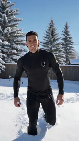 2pcs Men's Thermal Stretchy Sports Underwear Set, Compression Base Layer, Wolf Logo, Winter Long Johns, Outdoor Sportswear #sportswear #workoutgear #womensfauxtwopieceworkoutset #sportswearmen #menscompressionshapewear #sportwearfitness #athlesuirewear #menswearforathletes #wintergear #summersportswear