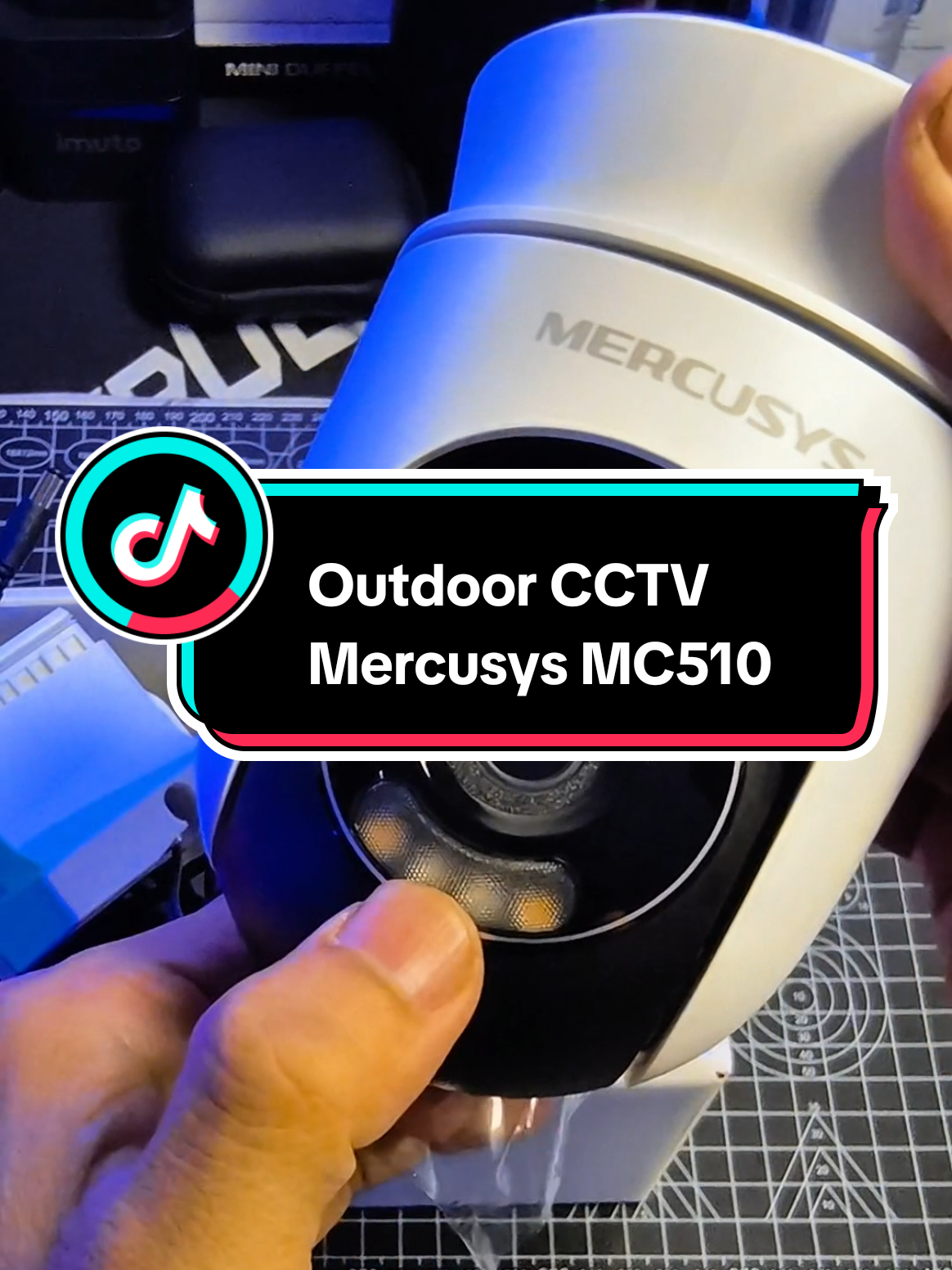 TP-Link Mercusys MC510 Kamera Outdoor Tahan Hujan Panas 2K Resolution Gambar Memang Sharp Mat!!