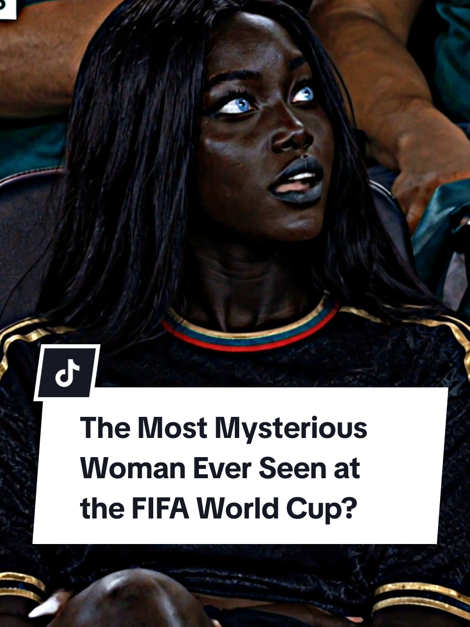 The Most Mysterious Woman Ever Seen at the FIFA World Cup? #mysterious #women #fifaworldcup #blackwoman #ForYou 