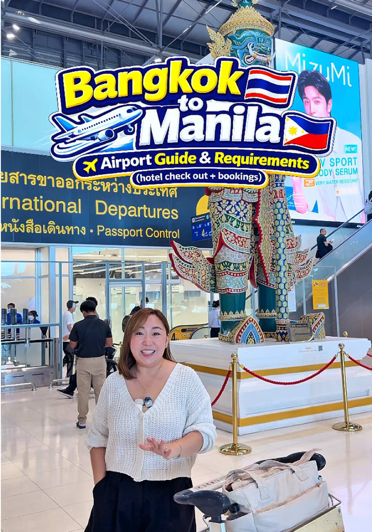 Airport Travel Guide & Requirements from 𝑩𝒂𝒏𝒈𝒌𝒐𝒌 𝑻𝒉𝒂𝒊𝒍𝒂𝒏𝒅 🇹🇭 to 𝑴𝒂𝒏𝒊𝒍𝒂 🇵🇭 with timestamp 🪷✈️ (Updated)  𝐋𝐚𝐬𝐭 𝐃𝐚𝐲 𝐢𝐧 𝐁𝐚𝐧𝐠𝐤𝐨𝐤 vlog: TEAM OGAD VLOGS 🇹🇭🔗 ✨Klook Discount Code:✨ 𝙏𝙀𝘼𝙈𝙊𝙂𝘼𝘿𝙆𝙇𝙊𝙊𝙆 . . . #travel #bangkok #thailand #airport #guide 