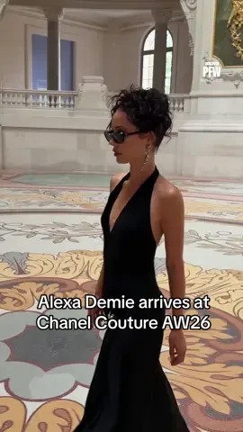 Alexa Demie arrives at Chanel Couture AW26 #alexademie #chanel #couture #pfw #TikTokFashion 