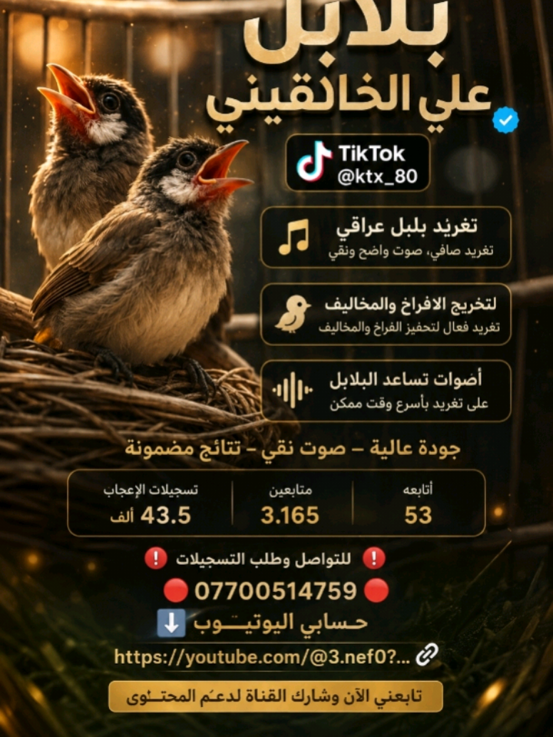 @❁ اكتشاف الطبيعه ❁ #بلابل_علي_الخانقيني #بلابل_ديالى_العراق #بلابل_العراق_الحبيب #بلابل_العراقيه #بلابل 