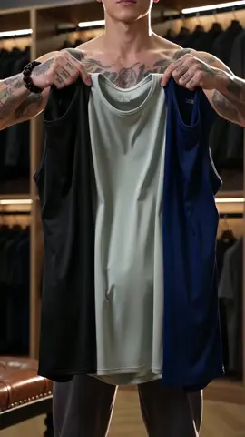 🎨7 Pack Multi-Color Quick Dry Sleeveless Athletic Tank Tops #BreathableLooseFitVest #RoundNeckGymTrainingTank #LightweightRunningUndershirt #SummerMultiPackMensTops #All-SportActiveWear