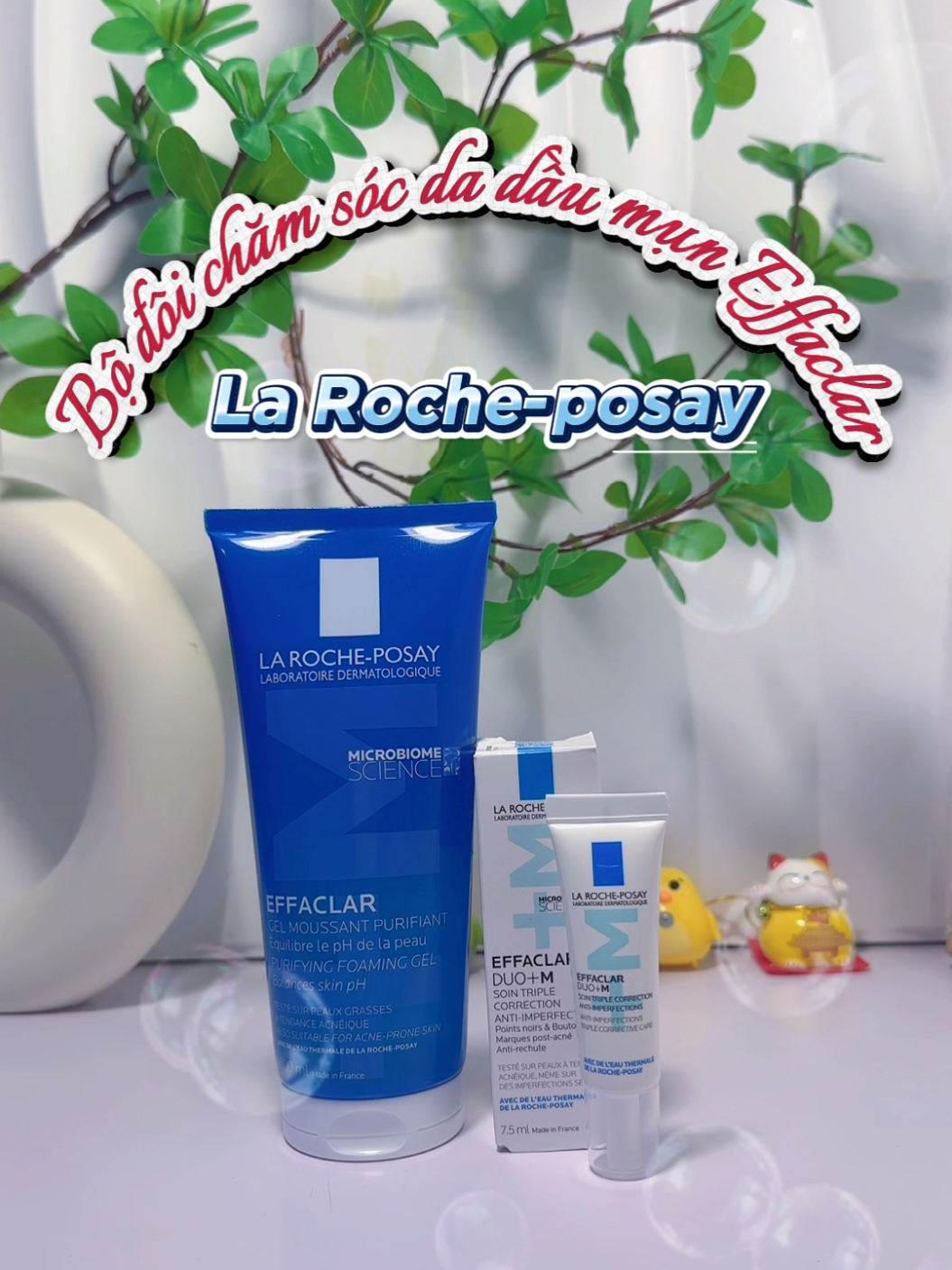 Bộ đôi chăm sóc da dầu mụn Effaclar của nhà La Roche-posay,hỗ trợ giảm tình trạng m.ụn ẩn, m.ụn v.i.êm, m.ụn trứng cá, m.ụn bọc. Ai đang bị m.ụn thì tha khảo nhen #tiktokshop77 #chamsocda #HợpTácCùngLarocheposay #effaclar #skincare 