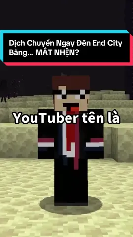 Dịch Chuyển Ngay Đến End City Bằng... MẮT NHỆN? #hunggvn #Minecraft 