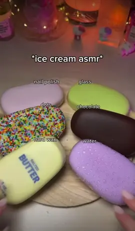 cracking different ice cream flavours ASMR 🧈 #asmr #asmrforsleep #slime #fyp #cracking 