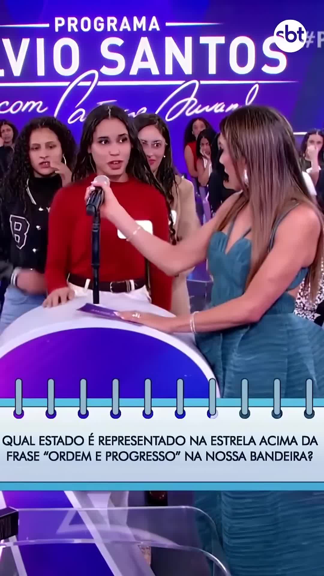 Qual estado é representado na estrela acima da frase 