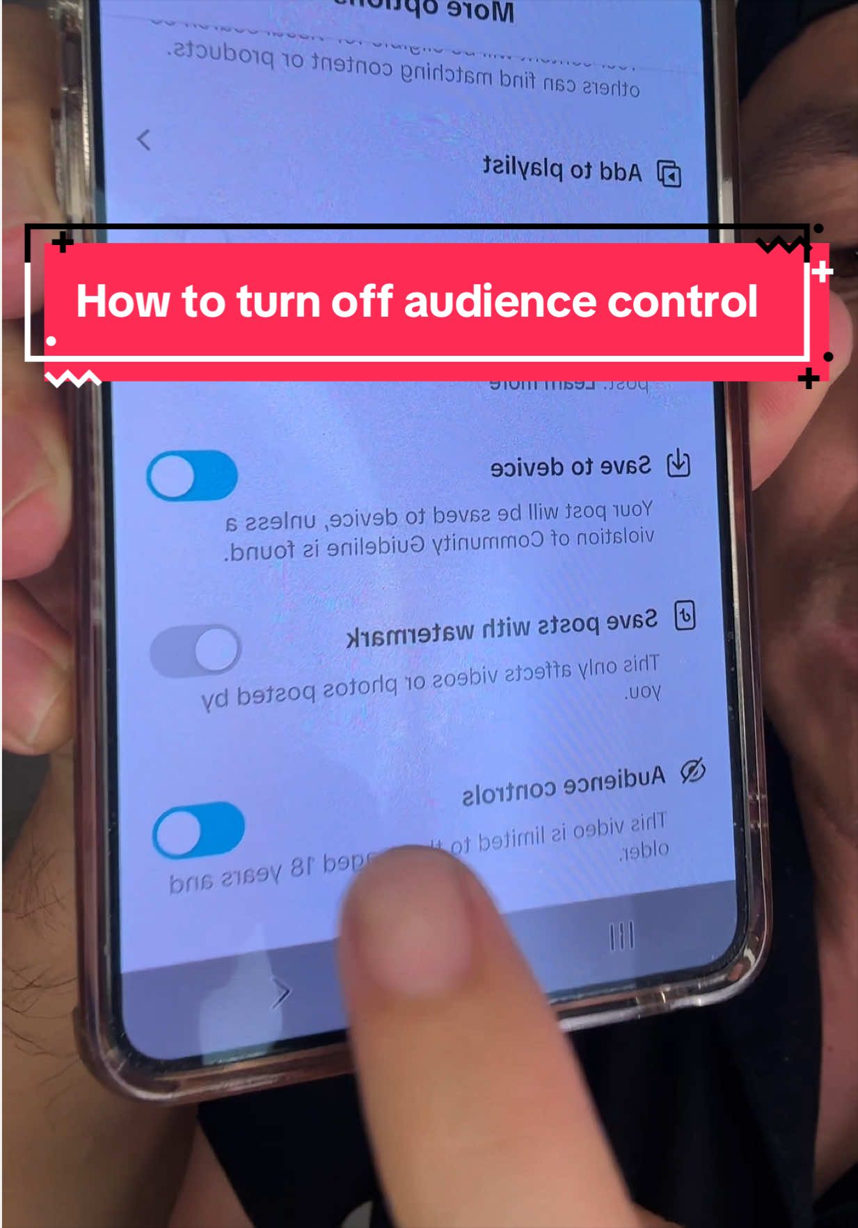 How to turn off audience control, full tutorial, #tiktoktips #TikTokStrategy #creatorsearchinsights 