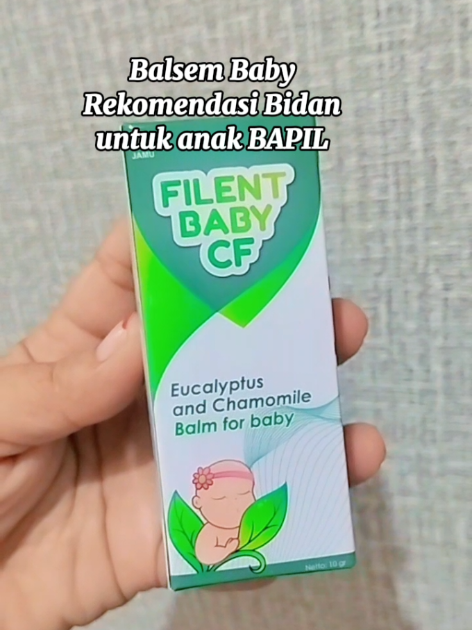 Balsem baby rekomendasi bidan Filent Baby CF. Bantu meredakan bapil pada bayi dan anak-anak.. #balsembabyuntukbapil #filentbabycf #rekomendasibidan #bapilbayi #balsembayi 
