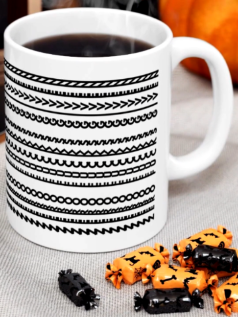 👀 At first glance, it looks like a simple pattern… but there’s a hidden message. Did you find it? ☕👇 #coffeemug #coffee #tiktokshop #giftideas #minimalist 
