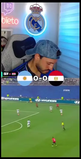 Reacción de UBIETOO hoy argentina vs Egipto #copamundial2026 #argentina #messi #remontada #futbol 
