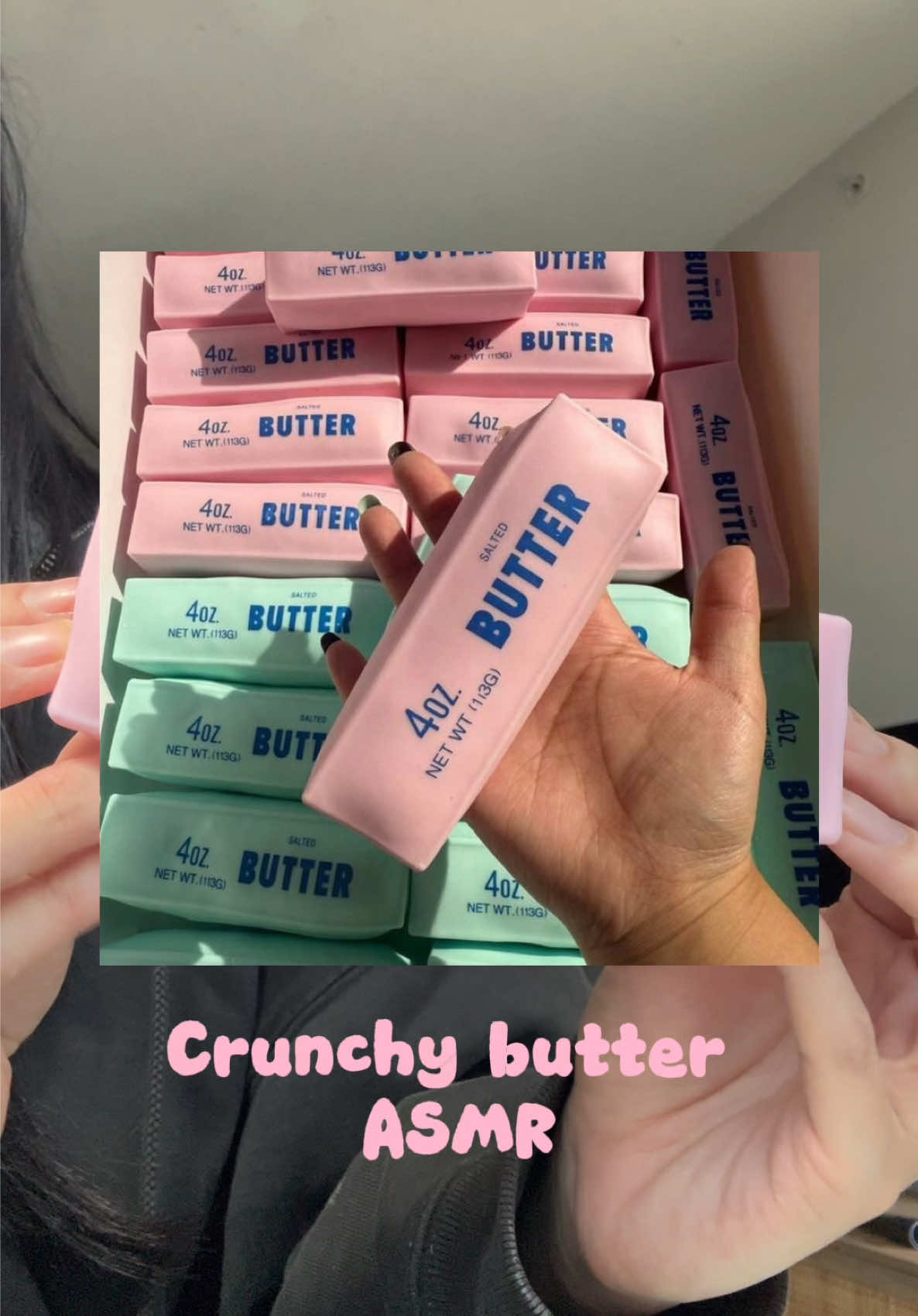 BUTTER CODE IS 472942440 🧈🧈🧈🧈🍓🍓🍓🍓 I’ll put the link in the comments if it’s sold out  #squishy #crunchysquishy #asmr  #sheinhaul #buttersquishy 
