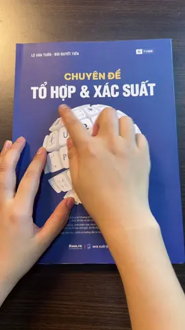 Sách chuyên đề tổ hợp xác suất có video lời giải chi tiết theo chương trình sách giáo khoa mới để ôn thi đại học #sach60deminhhoamonvatly #sachnanhcaotoan12 #sach100deminhhoamontoan #sachchuyendetohopxacsuat 