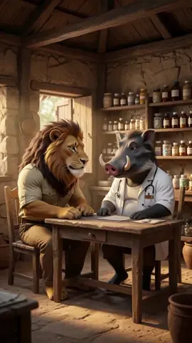 😂 Bro trusted the jungle doctor... biggest mistake of his life! 🌿💊🦁 Wait for the ending! 🤣 #funnyanimals  #funnyvideo  #fyp