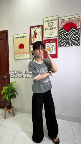 Em này siêu mềm mịn lun ý🥰 #reviewdodep #outfitideas #phoidonam #áothun #ginmacdodep 