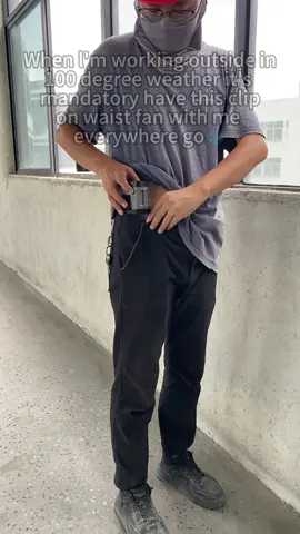 This portable waist fan is a must-have for working in high temperatures during summer#Waist fan #Cooling fan #Outdoor#TikTok Store Creator Recommendation #Hot summer days