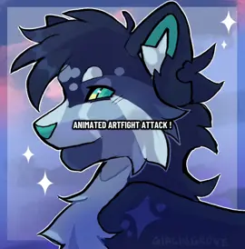 I haven’t animated in years so this was fun!  #furry #furryart #artfight #animation