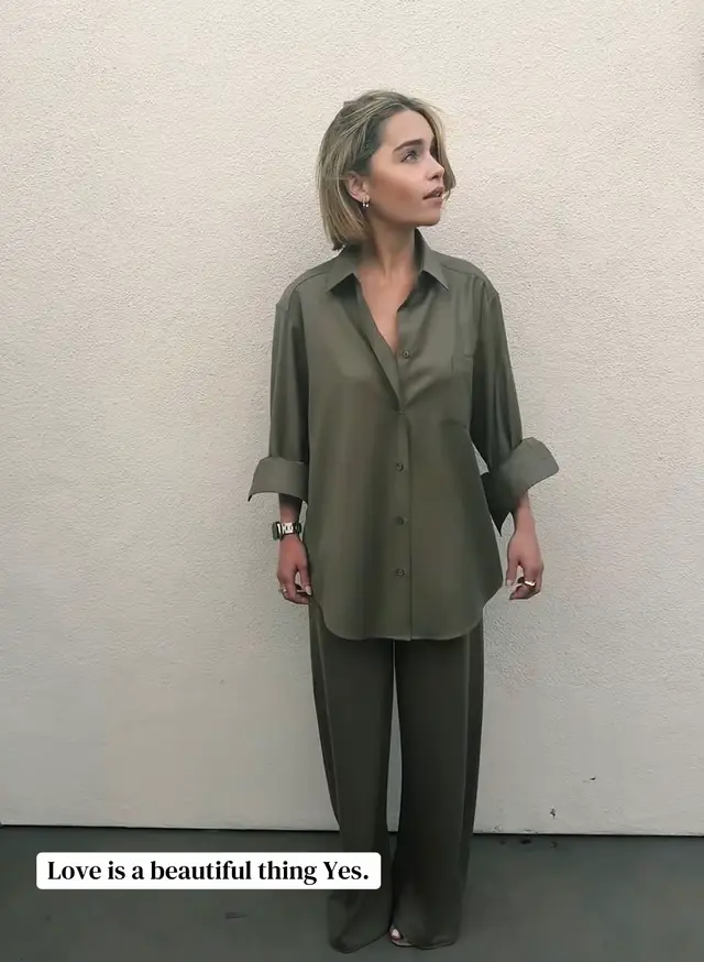 Hello everyone  Emilia Clarke loves y’all ❤️ #EmiliaClarke 